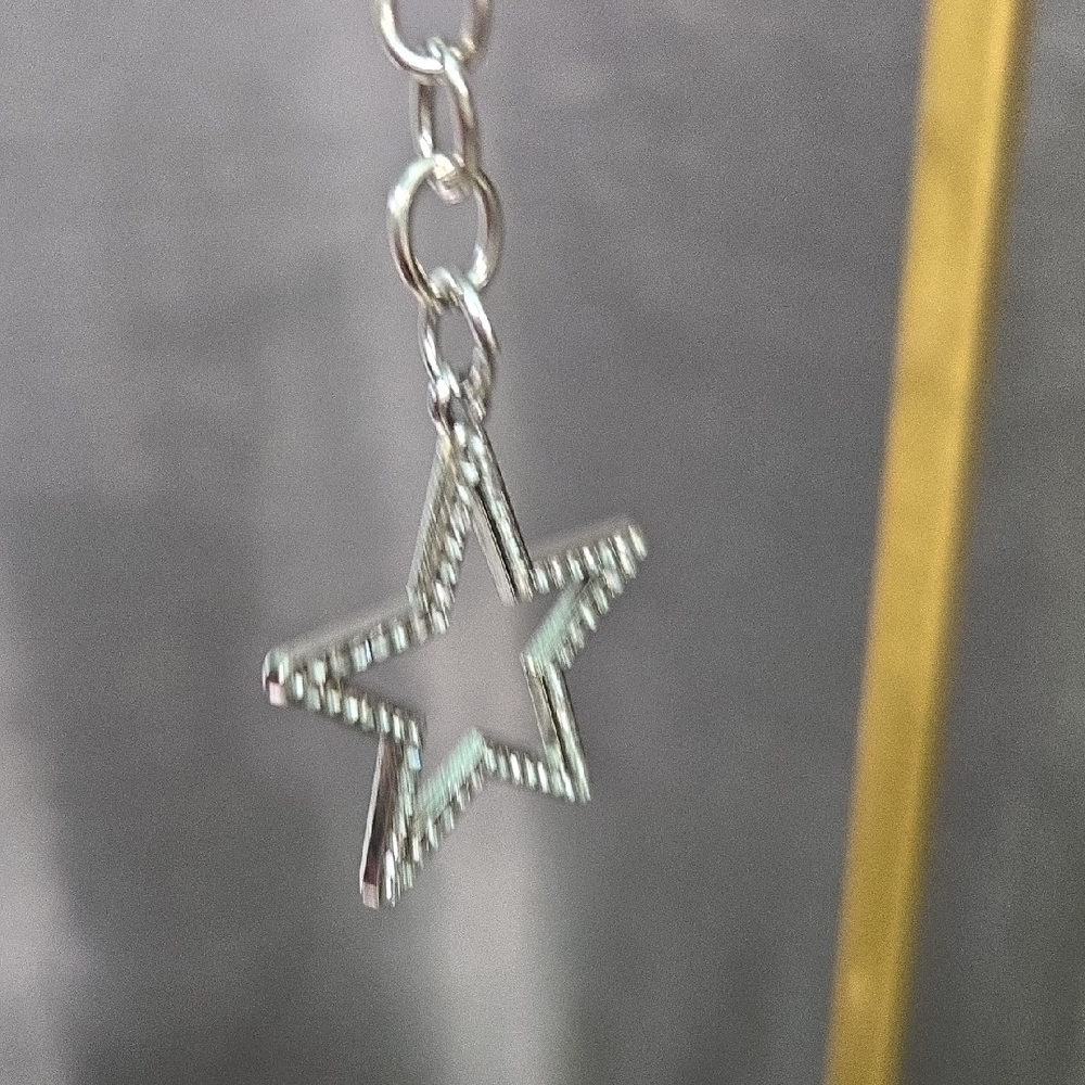 Silver Star Keychain - Picture 5 of 5